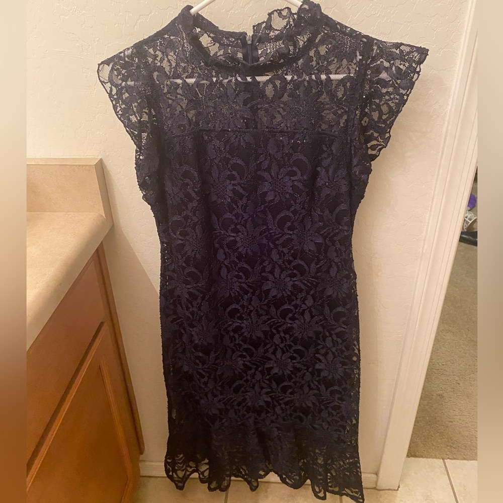 Royal blue dress